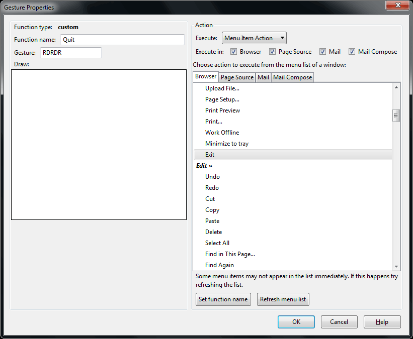 Custom Function Editing